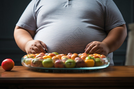 肥胖的肚子脂肪低高清图片