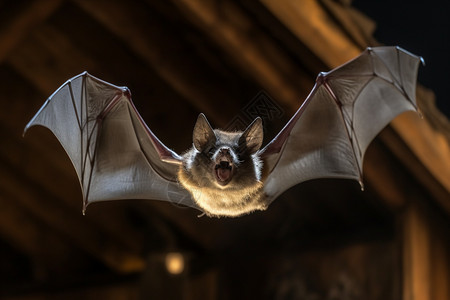 可怕的蝙蝠野生蝙蝠高清图片