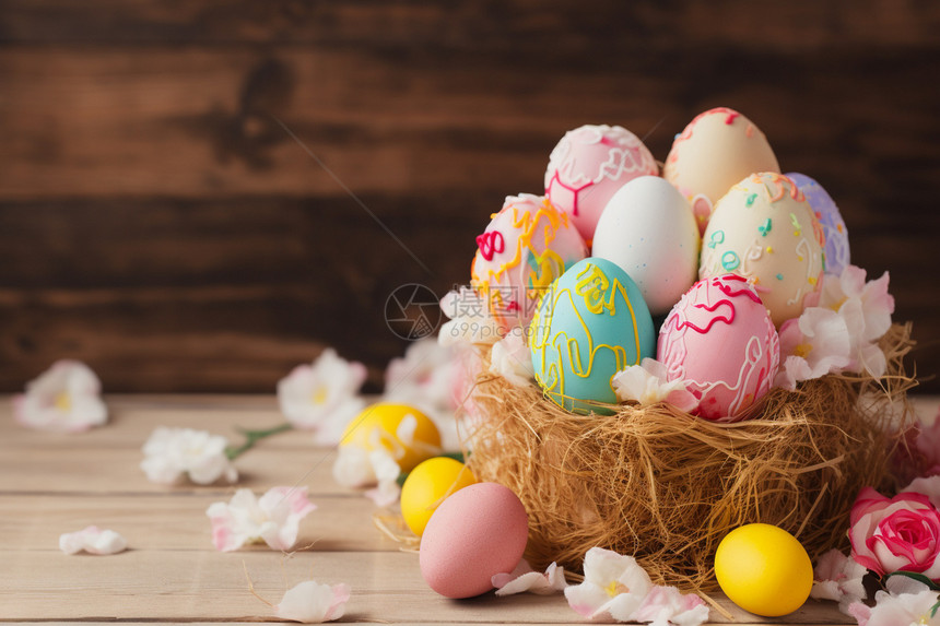 传统节日的复活节彩蛋图片