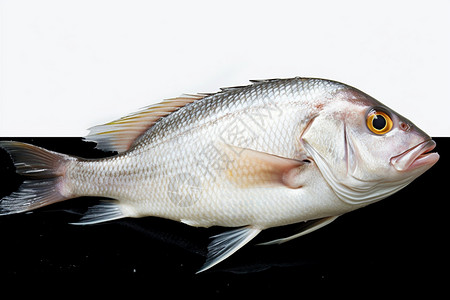 银白色的海鲜食物图片