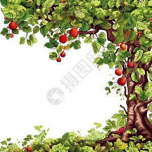 果树的背景图片