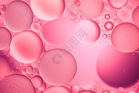 粉色气泡背景图片