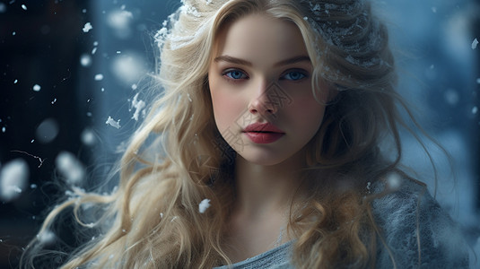 金发的白雪公主图片