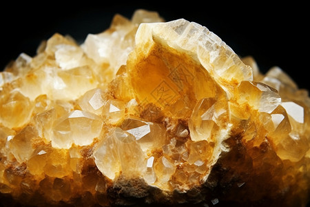 珍贵的水晶透明石英高清图片