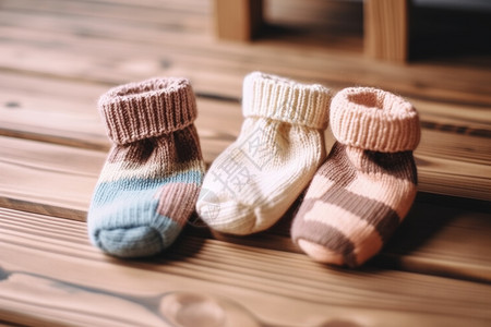 新生儿的袜子高清图片