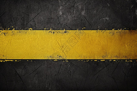 石头线条素材背景上的黄色警戒线设计图片