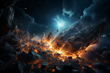 星际探险：神秘宇宙的奇妙美景设计图片