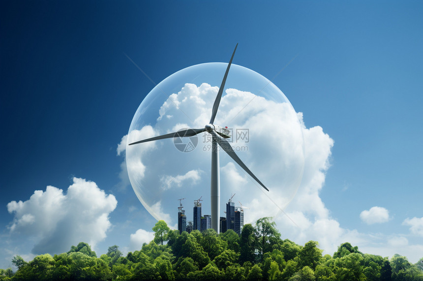 可持续能源概念背景图片