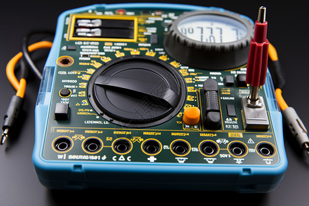 仪器仪表多功能电子设备电子万用表背景