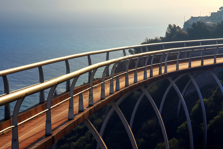 壮观的跨江大桥图片