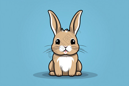 开心的兔子图标图片