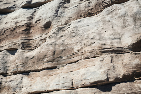 自然风化的坚硬岩壁图片