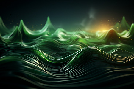 潮背景光之波潮设计图片