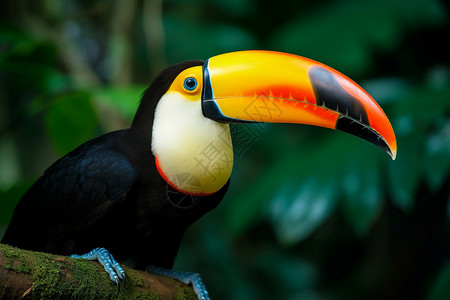 热带雨林动物热带鸟的世界背景