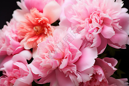 浪漫的粉色牡丹花图片