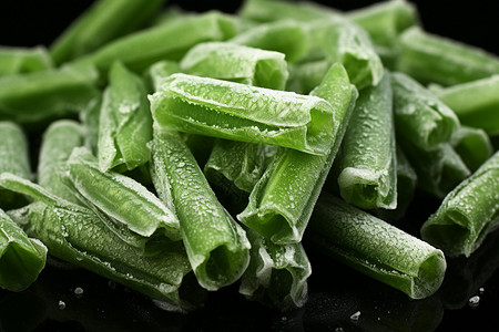 冰冻的蔬菜新鲜健康食材背景