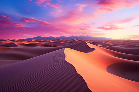 沙漠微光背景图片