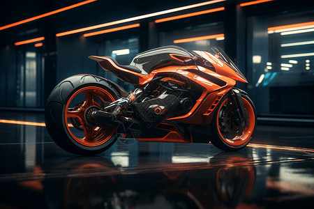 未来摩托车创新突破性高清图片