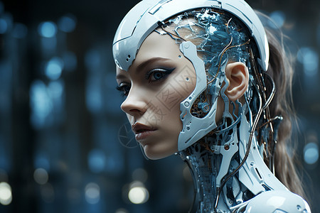 未来的机器人女性图片