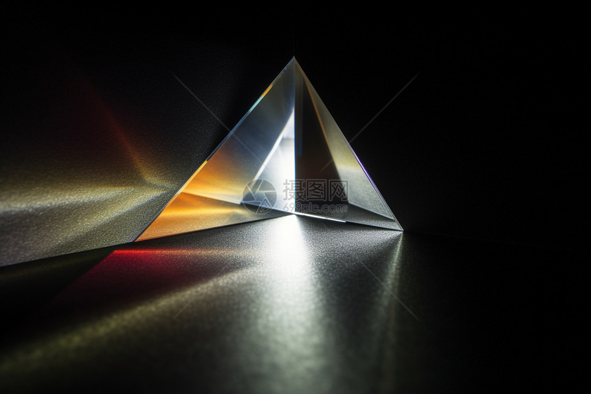 三角形状的发光物图片