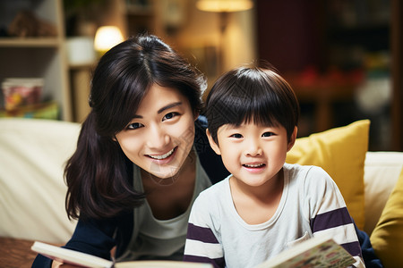 陪孩子读书的母亲陪孩子读书的妈妈背景