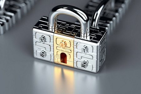 安全的密码锁背景图片