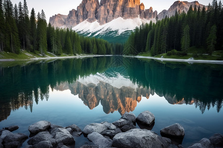 山青水绿背景