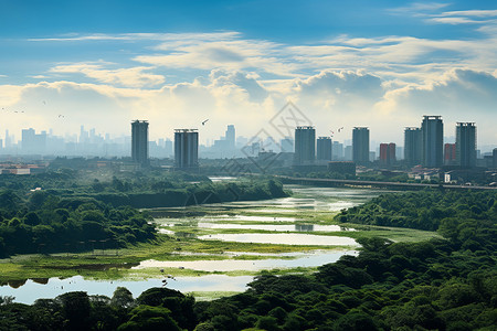 城市的风景图片