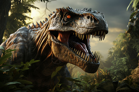 霸气的恐龙背景图片