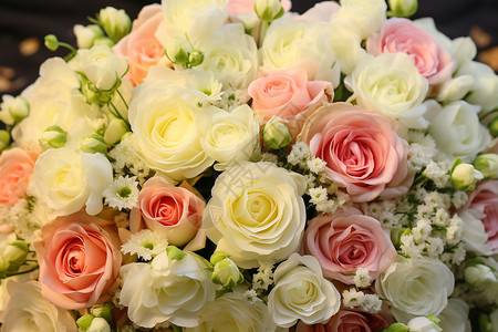 浪漫的婚礼手捧花花束图片