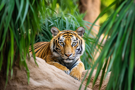 肉食动物的老虎图片