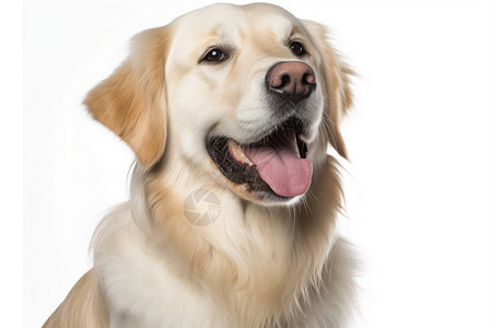 可爱的金毛犬狗狗背景图片