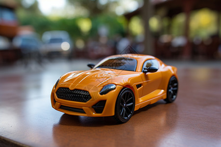 豪华汽车的玩具模型背景图片
