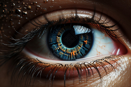 超高科技眼部扫描器设计图片