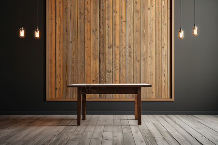 木质长桌客厅里摆放的长桌背景