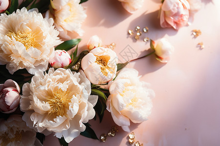 浪漫婚礼上的花束图片