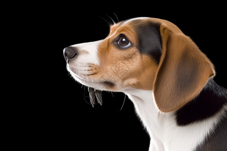 可爱的小狗西班牙猎犬宠物狗肖像高清图片