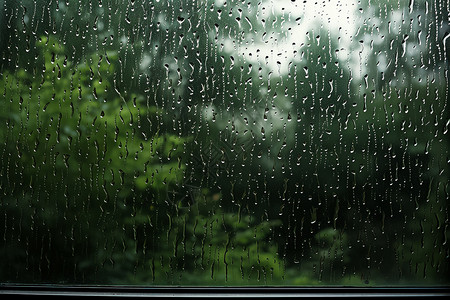 湿润的窗户图片