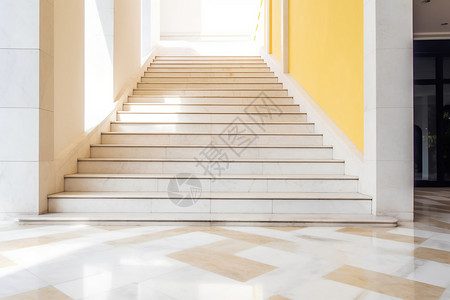 奢华墙壁的楼梯设计图片