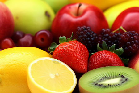 健康营养的缤纷水果图片