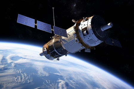 卫星发射器航天技术的国际空间站设计图片