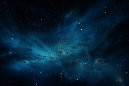 绚丽的宇宙星云景观背景图片