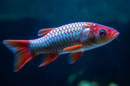 美丽尾巴的鱼背景图片