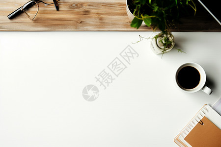 书桌桌面白色白色的书桌背景