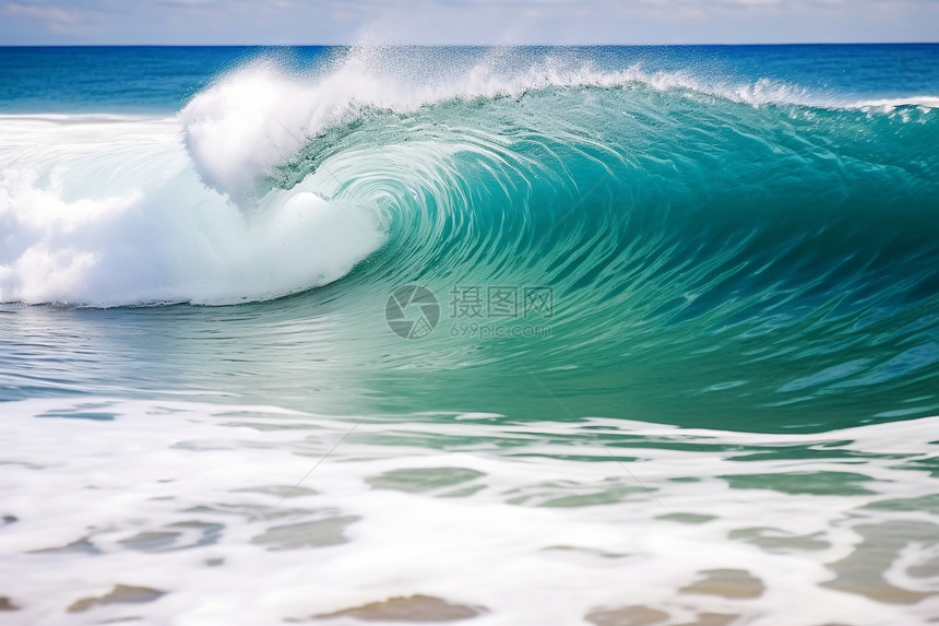 波涛汹涌的海浪图片