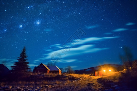 冬夜的宇宙之谜图片
