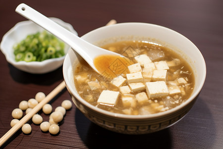 营养丰富的豆腐汤图片