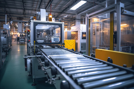 印刷技术自动印刷工厂背景
