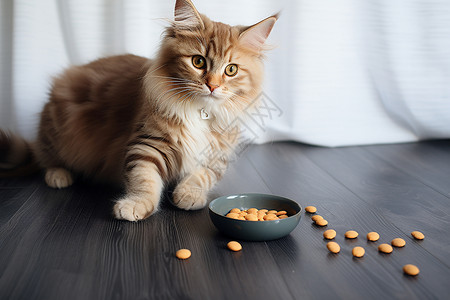 动物食品可爱的小猫咪背景