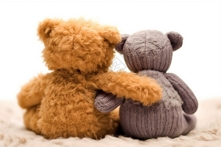 棕色毛绒熊棕色玩具熊玩偶高清图片